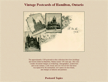 Tablet Screenshot of hamiltonpostcards.com